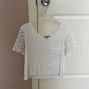Charlotte Russe Lace T-shirt